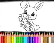 Szfia hercegn - Rabbit coloring book HTML5