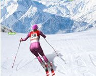 Slalom ski sport jtk Szfia hercegn HTML5 jtk